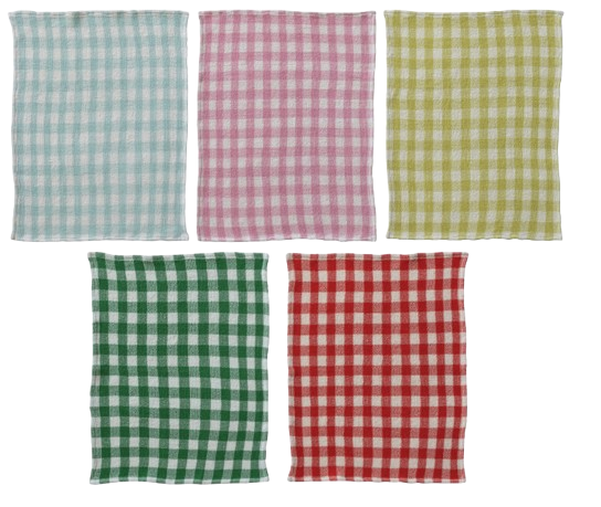 Cotton Waffle, Gingham Tea Towel