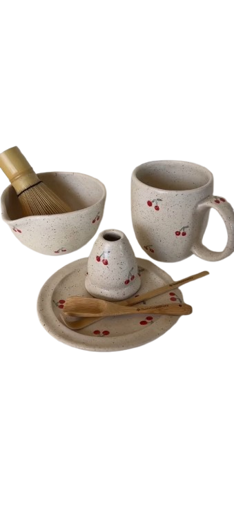 Dirty Clay Dishes Handmade Matcha Set