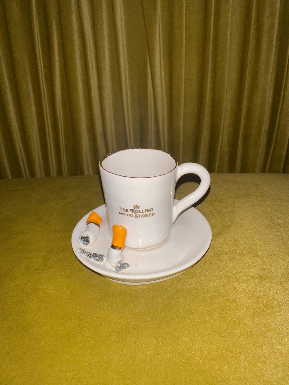 R&S Cigarette Espresso Mug and Saucer