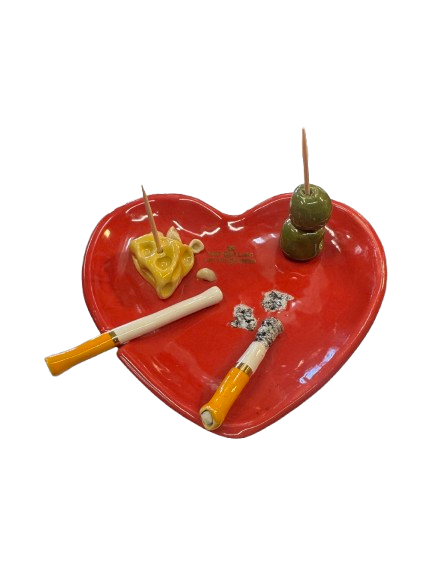 Rolling and the Stoned Medium Heart Ashtray