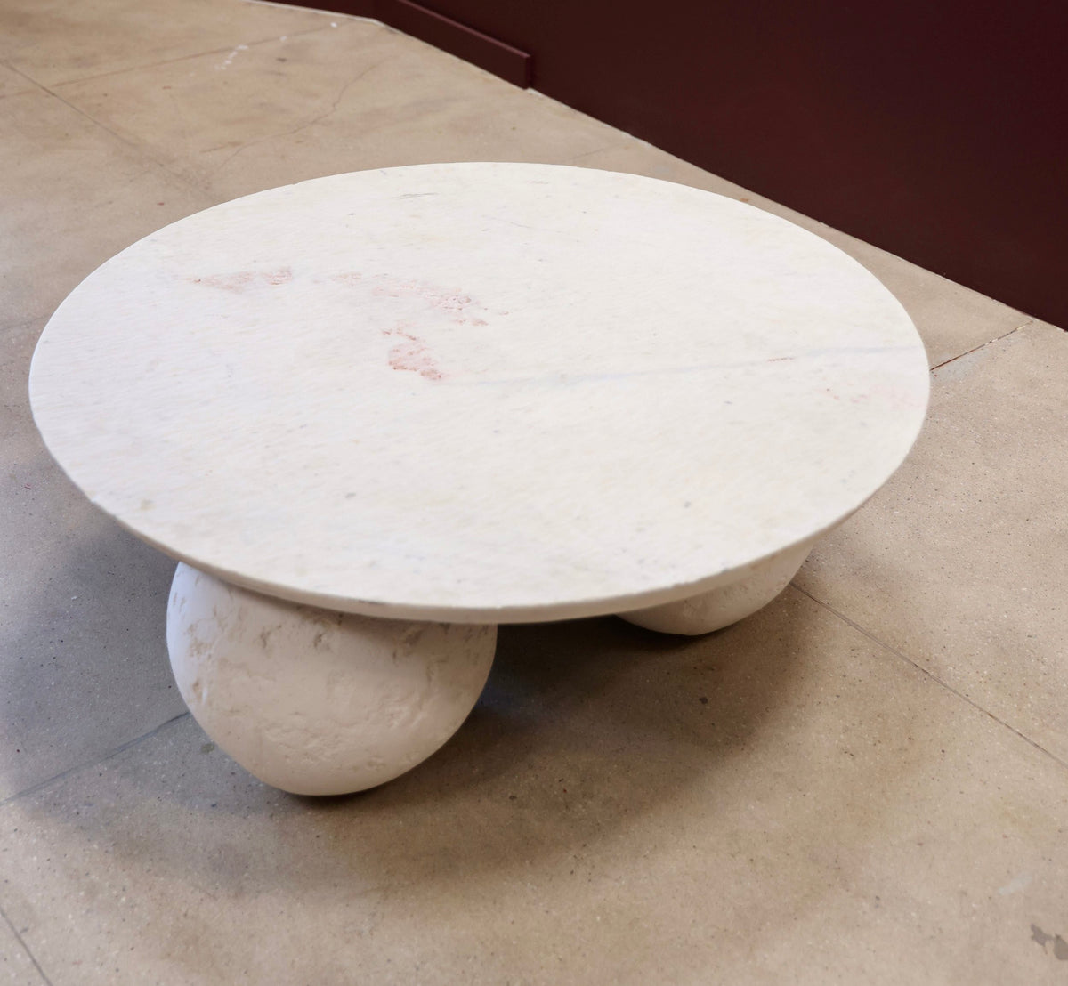 Plaster and Stone Coffee Table