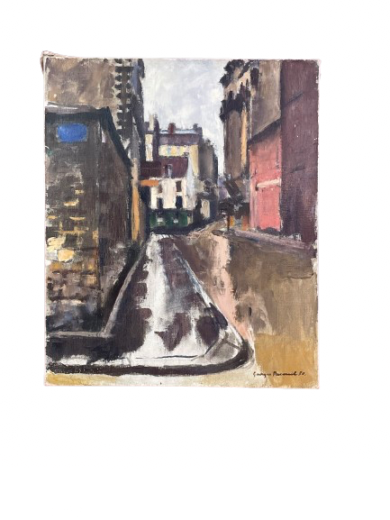 Street Corner, George Pacouil 1950