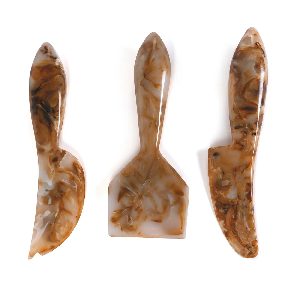 Hand-poured Resin Cheese Knife Set