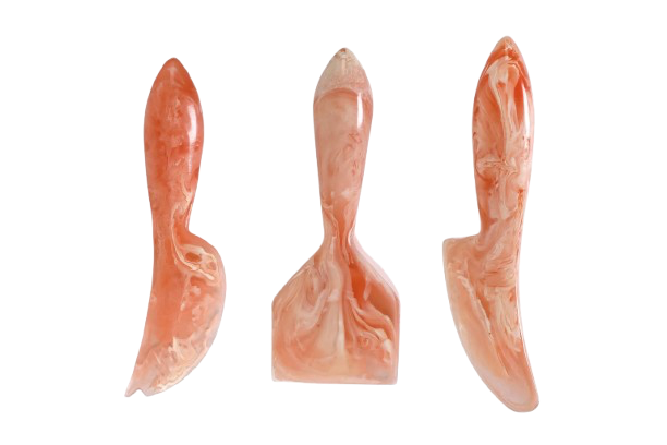 Hand-poured Resin Cheese Knife Set