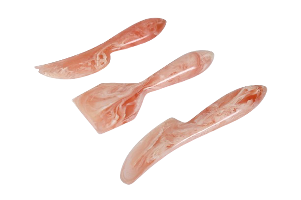Hand-poured Resin Cheese Knife Set