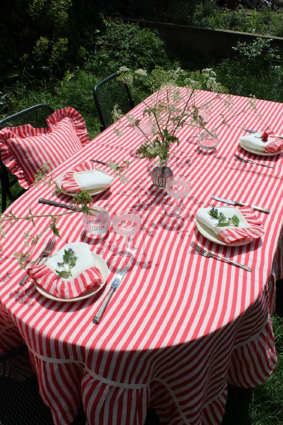 The BonBon Cerise Tablecloth