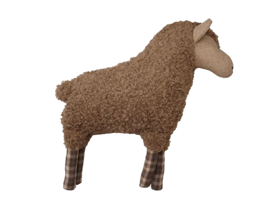 Faux Sherpa Sheep Shaped Pillow
