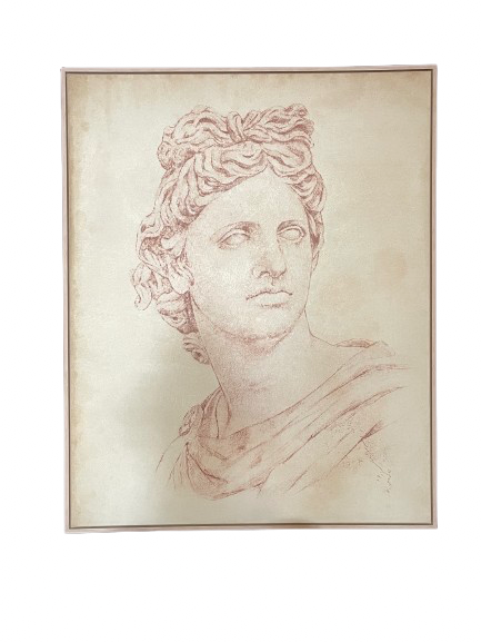 Framed Large Roman Head
