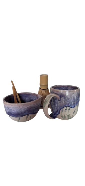 Dirty Clay Dishes Handmade Matcha Set