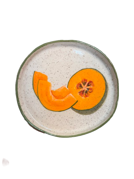 Dirty Clay Dishes Fruit and Vegetable Plate