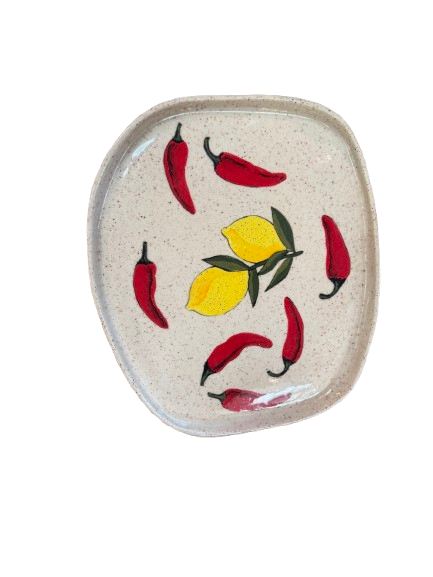 Dirty Clay Dishes Platter