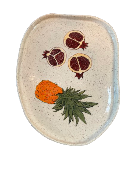 Dirty Clay Dishes Platter