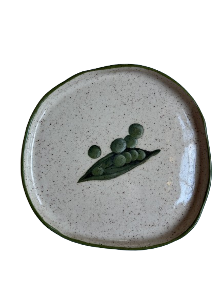 Dirty Clay Dishes Fruit and Vegetable Plate