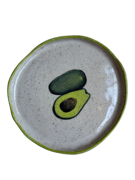 Dirty Clay Dishes Fruit and Vegetable Plate
