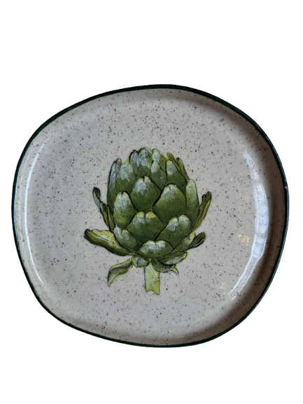 Dirty Clay Dishes Fruit and Vegetable Plate