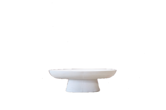 Oval Plaster Coffee Table