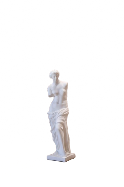 Roman Plaster Woman Sculpture