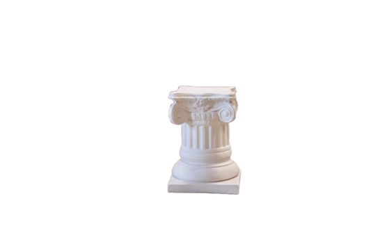 Roman Plaster Pillar Sculpture