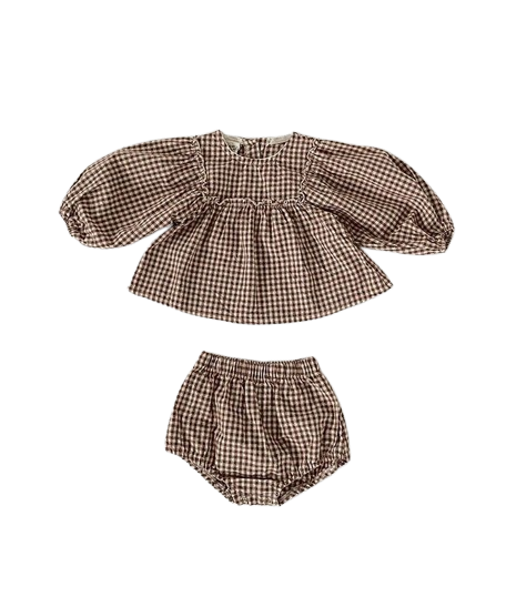 Ginny Gingham Top and Bloomers