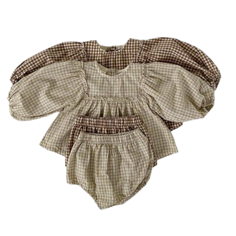 Ginny Gingham Top and Bloomers