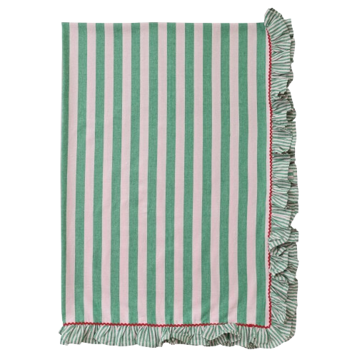 Candy Stripe Cotton Table Cloth