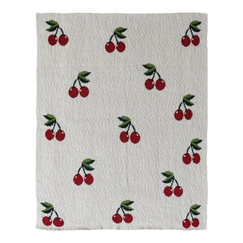 Sweet Cherry Baby Blanket