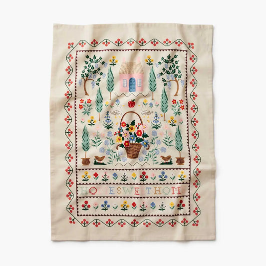Home Sweet Home Printed Tea Towel