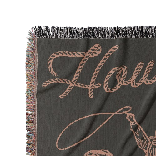 Howdy Throw Blanket