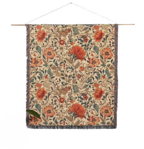 La Fleur Throw Blanket