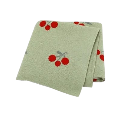 Sweet Cherry Baby Blanket