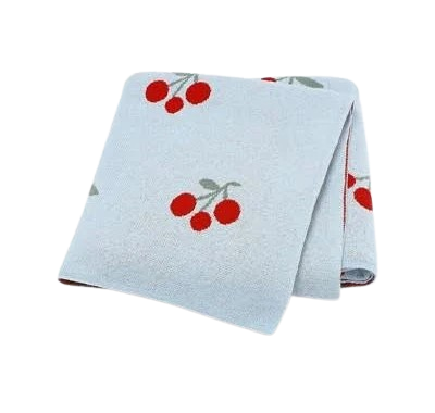 Sweet Cherry Baby Blanket